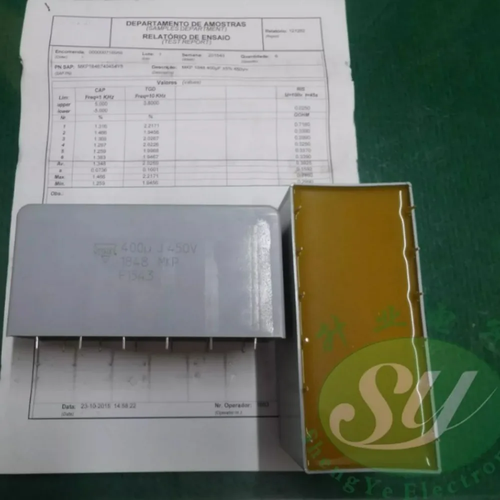 1PCS MKP1848 400uf 450v 407 J Brand New Film Capacitor MKP1848740454Y5
1PCS MKP1848 400uf 450v 407 J Brand New Film Capacitor MKP1848740454Y5