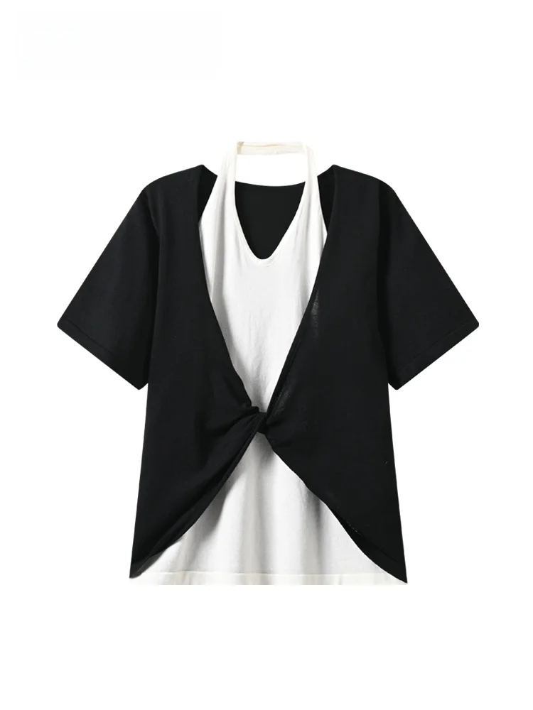 plus Size Casual Short Sleeve T-Shirt Women Summer New Style V-Neck Top Slimming Effect Shoulder Width Normal Knitted Wear
plus Size Casual Short Sleeve T-Shirt Women Summer New Style V-Neck Top Slimming Effect Shoulder Width Normal Knitted Wear