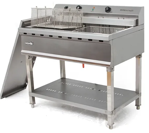 Electric Commercial Deep Fryer For Frying Chips Stainless Steel Deep Fryer
Electric Commercial Deep Fryer For Frying Chips Stainless Steel Deep Fryer