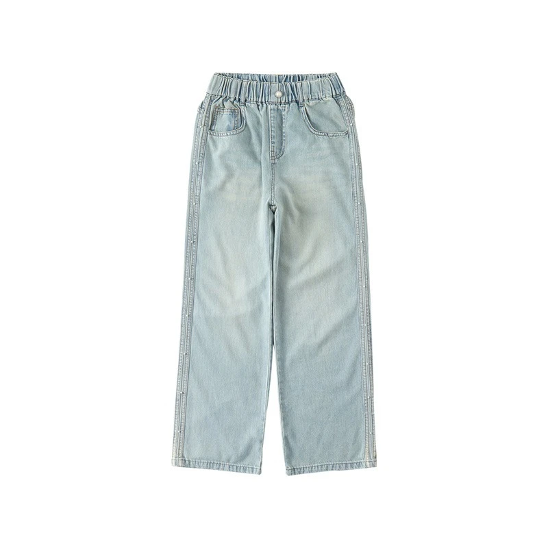 2026 Girls‘ Loose Straight Denim Jeans for Summer, Thin Casual Pants for Big Kids, Breathable Everyday Bottoms New Arrival
2026 Girls‘ Loose Straight Denim Jeans for Summer, Thin Casual Pants for Big Kids, Breathable Everyday Bottoms New Arrival
