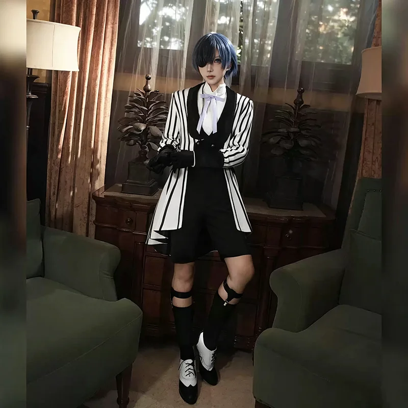 Ciel Phantomhive Cosplay Uniforms Halloween Costumes Full Set Role Playing Party
Ciel Phantomhive Cosplay Uniforms Halloween Costumes Full Set Role Playing Party