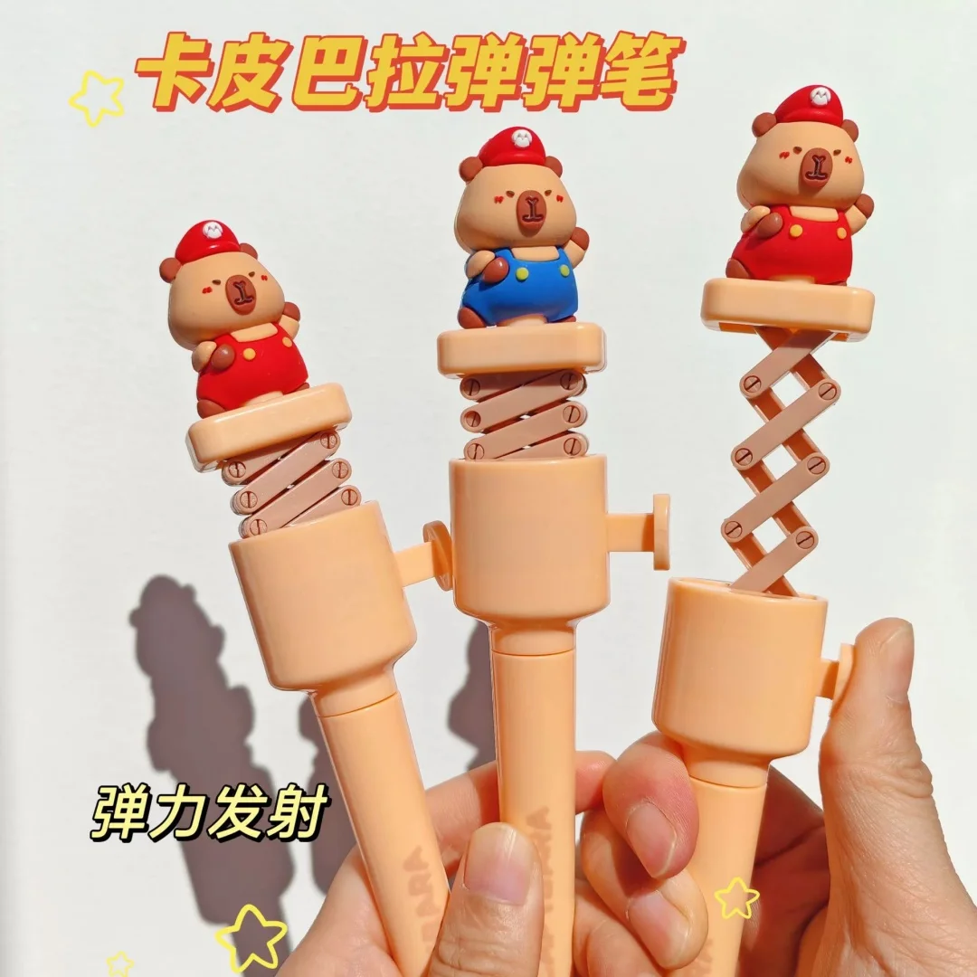 Creative Capibala Bouncing Pen Gel Pen Cute Cartoon Writing Pen High Aesthetic School Supplies for Students Office Stationery Gi
Creative Capibala Bouncing Pen Gel Pen Cute Cartoon Writing Pen High Aesthetic School Supplies for Students Office Stationery Gi