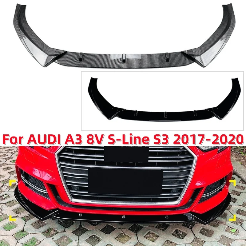 Автомобильный передний бампер Canard Lip Trim Автомобильный нижний бампер протектор диффузор сплиттер обвеса комплект для AUDI A3 8V S-Line S3 2017-2020
Автомобильный передний бампер Canard Lip Trim Автомобильный нижний бампер протектор диффузор сплиттер обвеса комплект для AUDI A3 8V S-Line S3 2017-2020