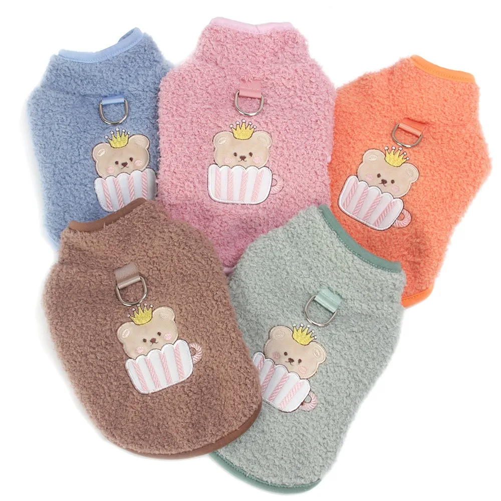 Autumn Dog Clothes Pet Cartoon Clothing Double-Sided Teddy Velvet Puppy Sweatshirt Embroidered Warm Maltese Pullover
Autumn Dog Clothes Pet Cartoon Clothing Double-Sided Teddy Velvet Puppy Sweatshirt Embroidered Warm Maltese Pullover