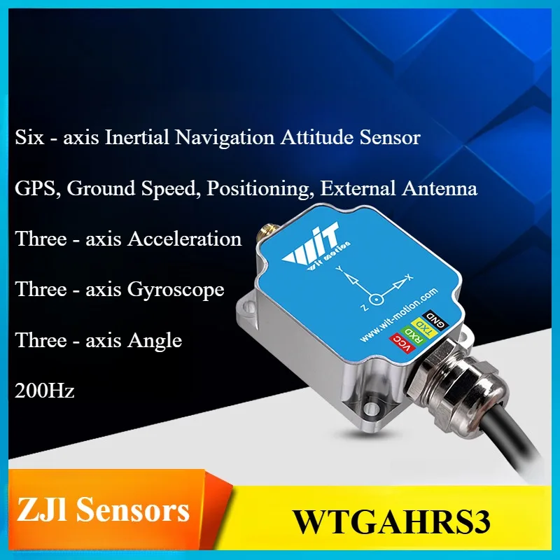 WTGAHRS3 six-axis inertial integrated navigation Beidou inertial navigation gyroscope acceleration angular velocity angle GPS
WTGAHRS3 six-axis inertial integrated navigation Beidou inertial navigation gyroscope acceleration angular velocity angle GPS