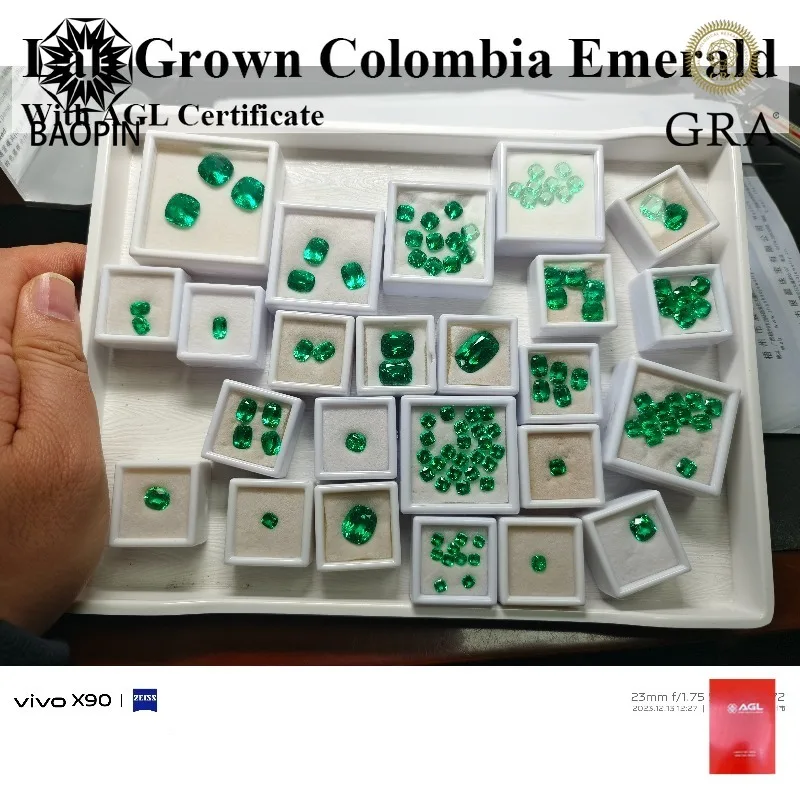 Lab Grown Colombia Emerald Rectangle Cushion Shape Hand-cut Hydrothermal e
Lab Grown Colombia Emerald Rectangle Cushion Shape Hand-cut Hydrothermal e