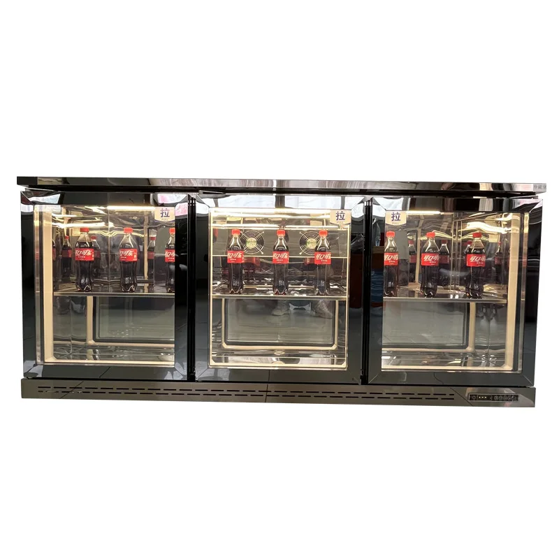 Stainless steel bar beer cabinet, table-type beverage refrigerated display freezer
Stainless steel bar beer cabinet, table-type beverage refrigerated display freezer