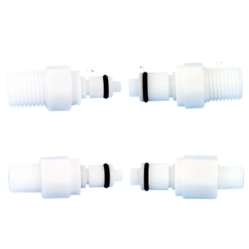 Plastic quick connector quick connector (PMC/PLC series) 1/8NPT 1/4NPT threaded quick connector
Plastic quick connector quick connector (PMC/PLC series) 1/8NPT 1/4NPT threaded quick connector