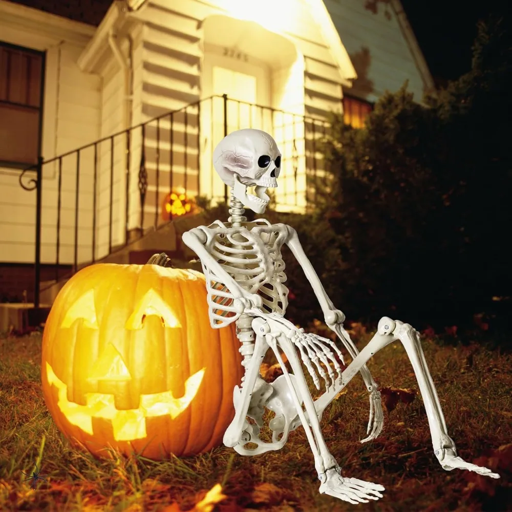 5.4 ft Halloween Life Size Skeleton, Full Body Realistic Human Bones with Flexible Joints, Skeleton for Halloween Full
5.4 ft Halloween Life Size Skeleton, Full Body Realistic Human Bones with Flexible Joints, Skeleton for Halloween Full
