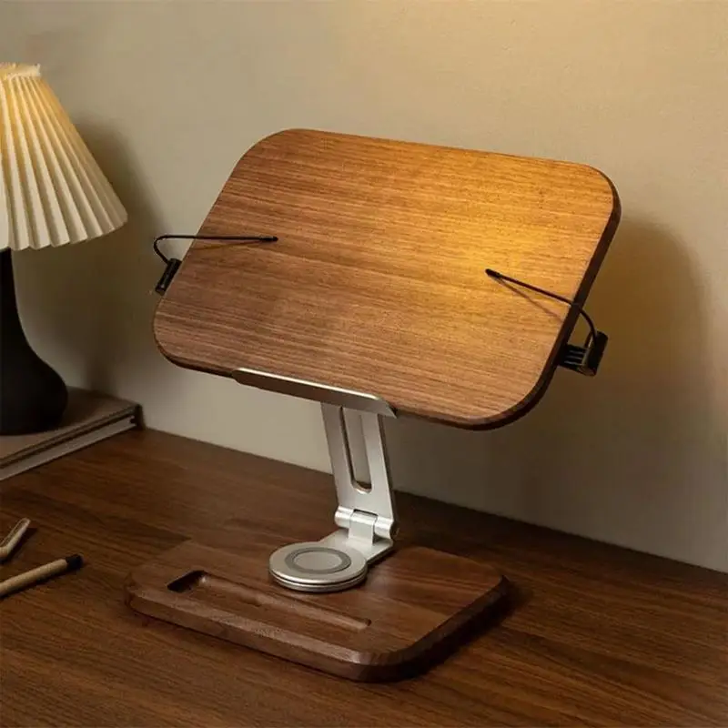 Rotating Lifting Black Walnut Aluminum Alloy Reading Bookshelf Notebook Stand Multifunction Adjustable Drawing Pad Holder
Rotating Lifting Black Walnut Aluminum Alloy Reading Bookshelf Notebook Stand Multifunction Adjustable Drawing Pad Holder