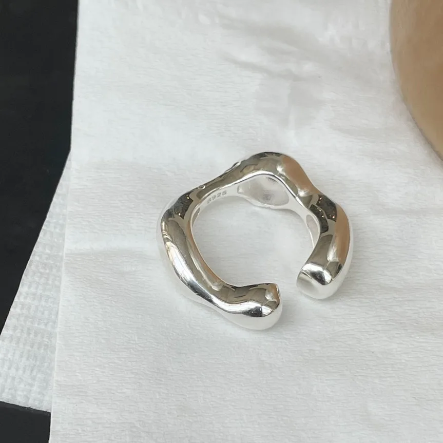 925 Sterling Silver Love Heart Overlapping Ring for Women Girl Gift Irregular Hip Hop Irregular Open Ring Fashion Jewelry Gift
925 Sterling Silver Love Heart Overlapping Ring for Women Girl Gift Irregular Hip Hop Irregular Open Ring Fashion Jewelry Gift