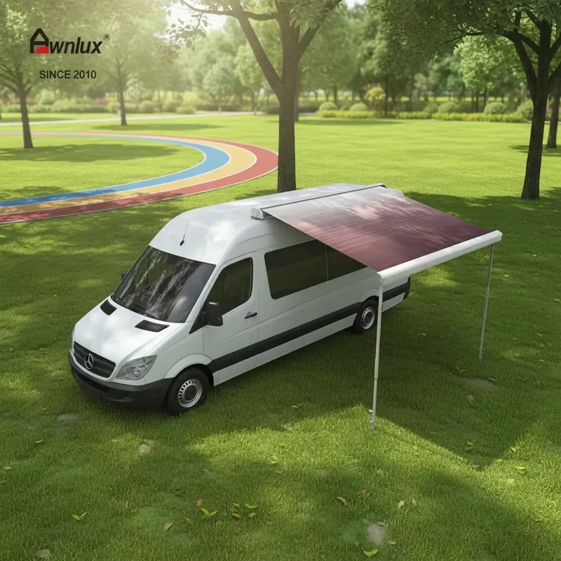 Retractable Cassette Sunshade for Awnlux W5800 Aluminum Alloy Frame Motorhome Camper Van RV Roof Top Mounted Awnings
Retractable Cassette Sunshade for Awnlux W5800 Aluminum Alloy Frame Motorhome Camper Van RV Roof Top Mounted Awnings
