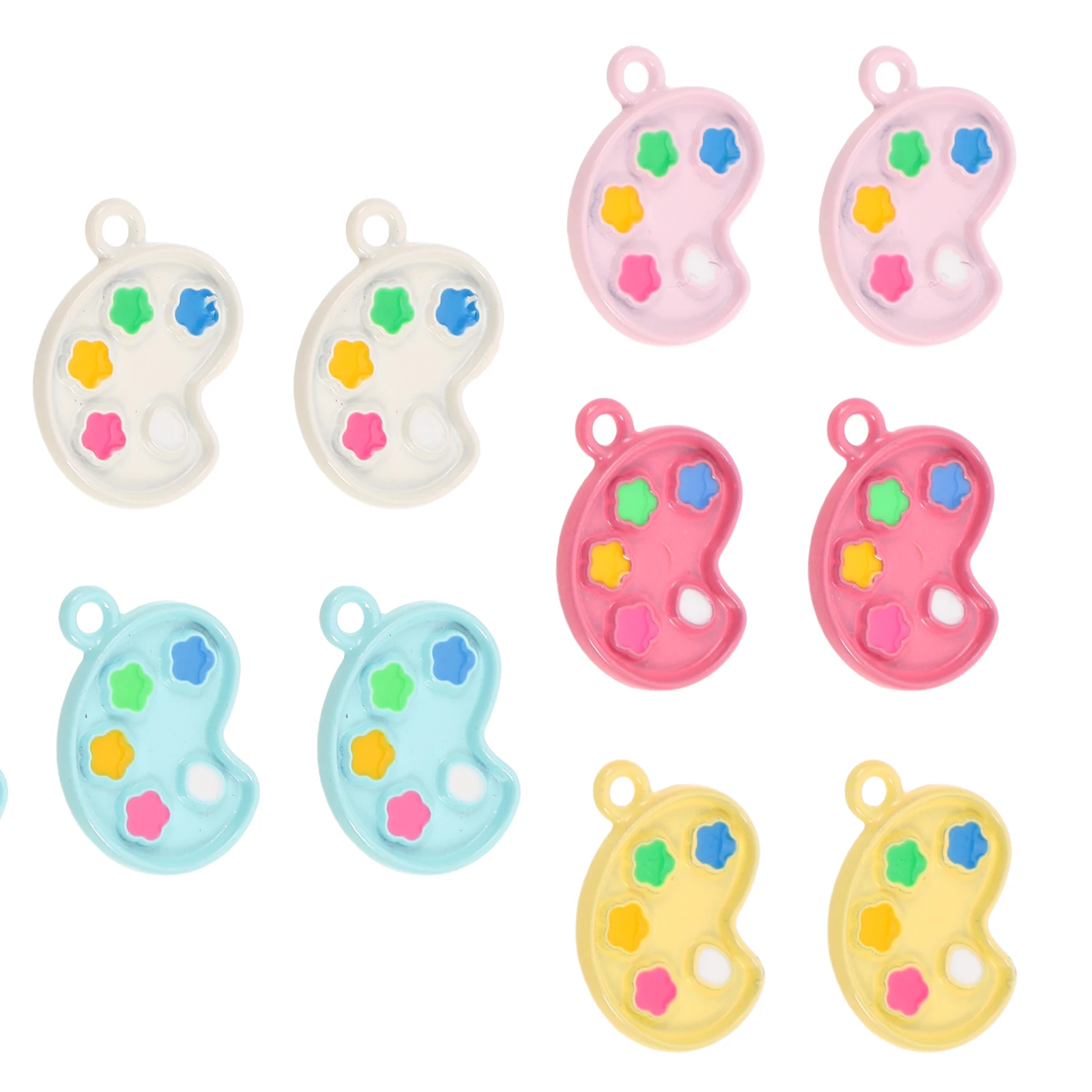10pcs Jewelry Accessories Alloy Charms Paint Palette Durable Enamel Craft Projects Bracelets Necklace Earrings Mixed Metal
10pcs Jewelry Accessories Alloy Charms Paint Palette Durable Enamel Craft Projects Bracelets Necklace Earrings Mixed Metal