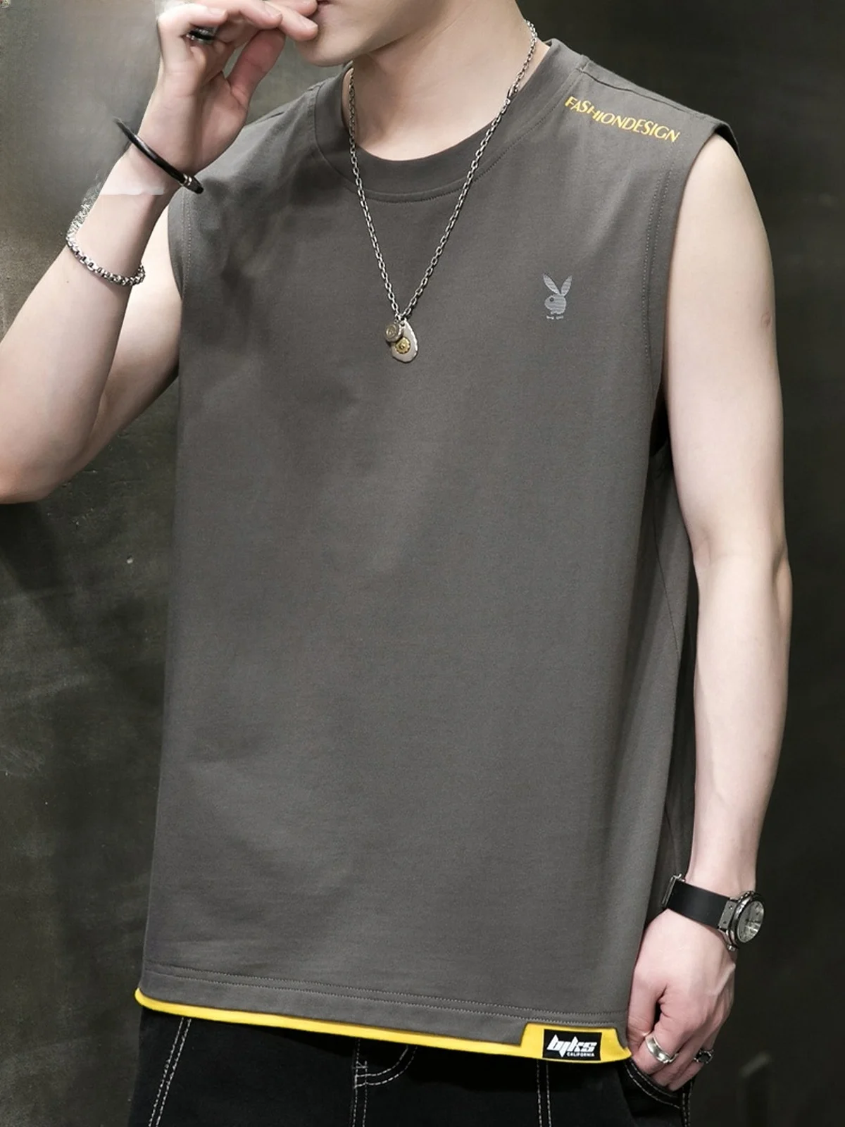 Мужская летняя трендовая майка из чистого хлопка больших размеров, спортивная, тонкая, не мнущаяся, стандартной длины
Мужская летняя трендовая майка из чистого хлопка больших размеров, спортивная, тонкая, не мнущаяся, стандартной длины