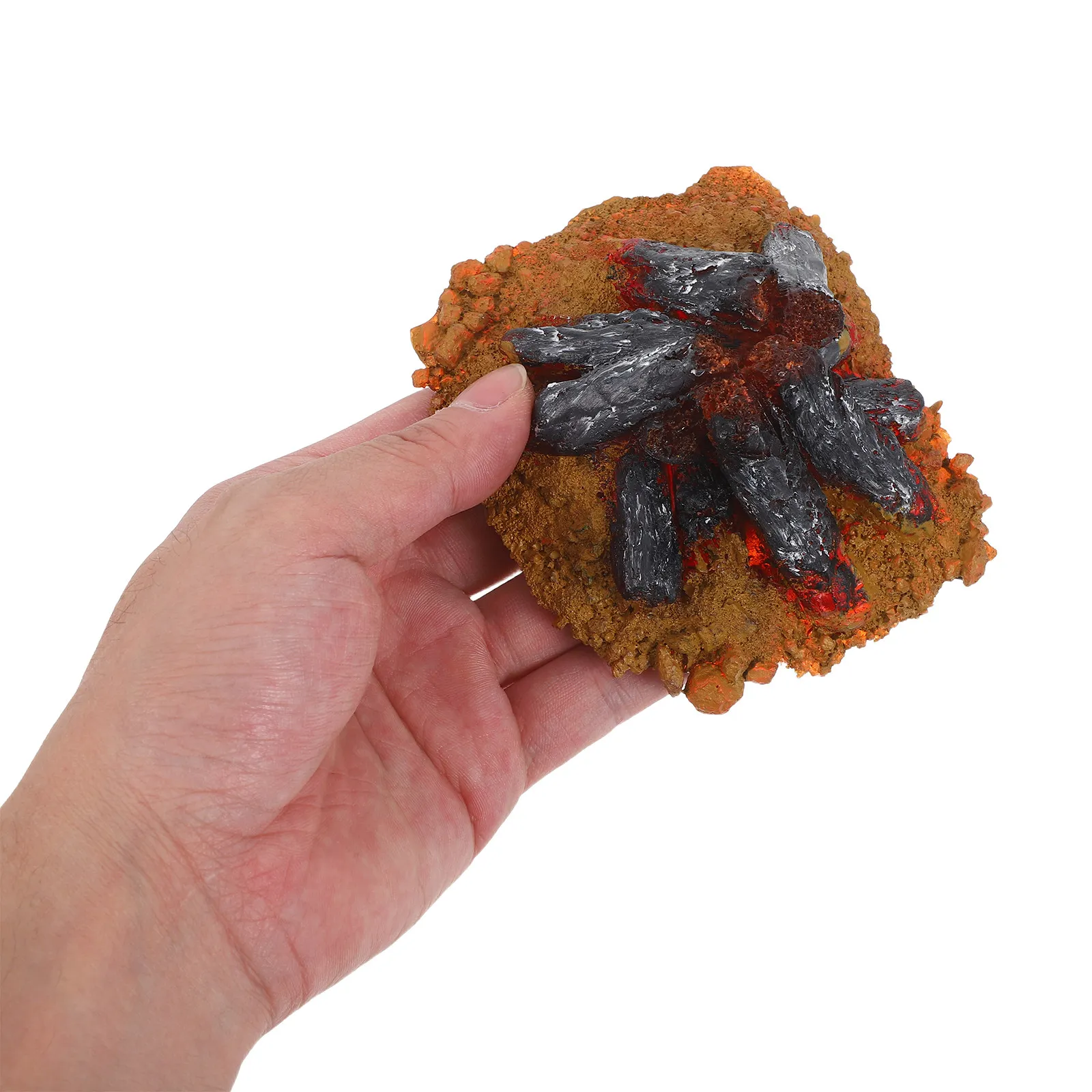 Миниатюрный искусственный костер с LED-лампой-имитацией пламени - декоративный элемент для праздничных встреч и ролевых игр
Миниатюрный искусственный костер с LED-лампой-имитацией пламени - декоративный элемент для праздничных встреч и ролевых игр