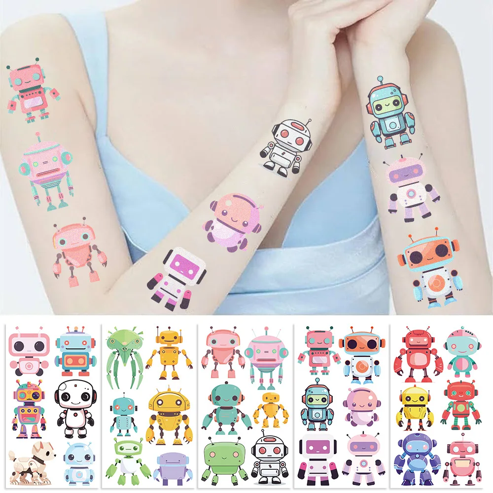 Waterproof Cartoon Robot Series Temporary Tattoo Stickers Silly Fun Premium Quality for Festival Party Favor
Waterproof Cartoon Robot Series Temporary Tattoo Stickers Silly Fun Premium Quality for Festival Party Favor