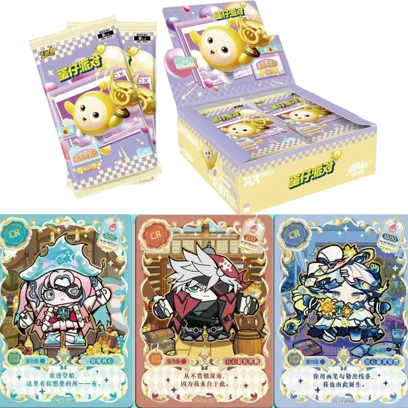 Коллекционные карточки KAYOU Genuine Eggy Party: трендовый набор 6-го выпуска, милые принцессы, аниме-игра, коллекционные карточки, подарочные игрушки
Коллекционные карточки KAYOU Genuine Eggy Party: трендовый набор 6-го выпуска, милые принцессы, аниме-игра, коллекционные карточки, подарочные игрушки