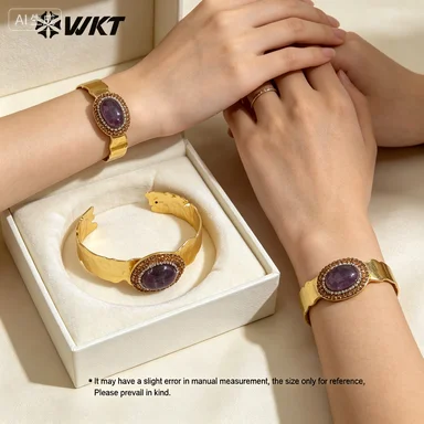 WT-B628 WKT 2023 New Style Gemstone&Rhinestone Oval Shape Women Bangle Gold-Plate Cute Accessories Lady Adjustable Trend
WT-B628 WKT 2023 New Style Gemstone&Rhinestone Oval Shape Women Bangle Gold-Plate Cute Accessories Lady Adjustable Trend
