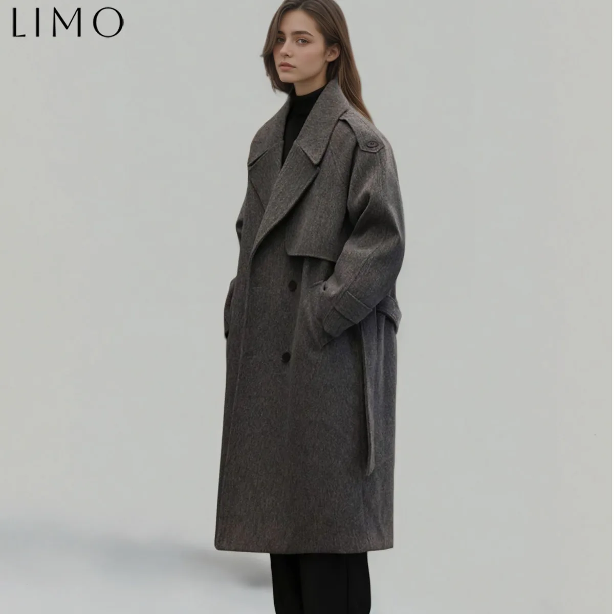 LIMO 2025 Retro Wool-Cotton Trench Coat Women Office Commute Winter Travel Streetwear Autumn Winter Chic Outerwear
LIMO 2025 Retro Wool-Cotton Trench Coat Women Office Commute Winter Travel Streetwear Autumn Winter Chic Outerwear