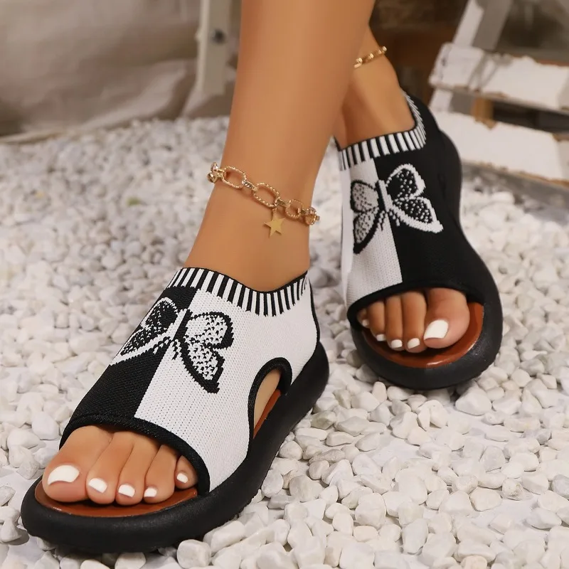 Women Sandals Summer Casual Peep Toe Sandals Mesh Fashion Wedges Butterfly Non Slip Outdoor Breath Sport Sandals Sneakers
Women Sandals Summer Casual Peep Toe Sandals Mesh Fashion Wedges Butterfly Non Slip Outdoor Breath Sport Sandals Sneakers