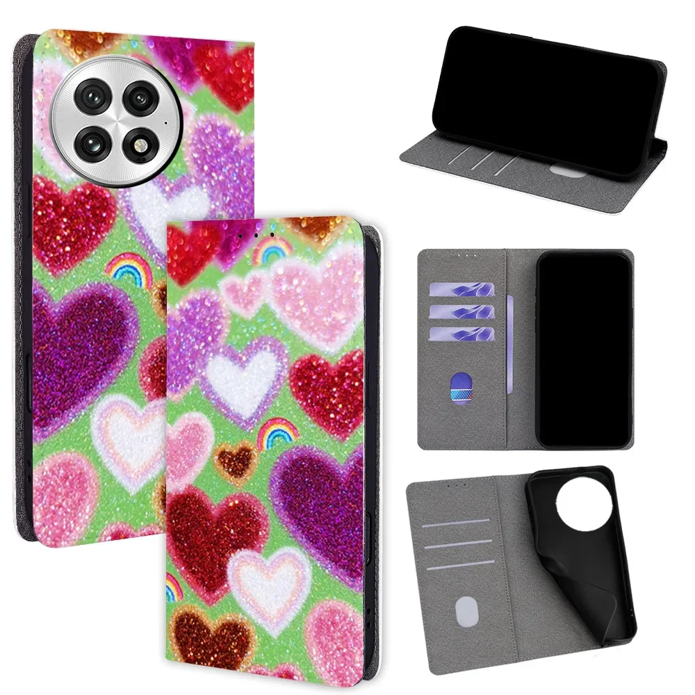 Colorful Heart Magnetic Flip Phone Cover for OnePlus 15 13T 13S 13R 12 11 10 9RT 8T 7T Pro with Built-in Wallet Card Slots
Colorful Heart Magnetic Flip Phone Cover for OnePlus 15 13T 13S 13R 12 11 10 9RT 8T 7T Pro with Built-in Wallet Card Slots