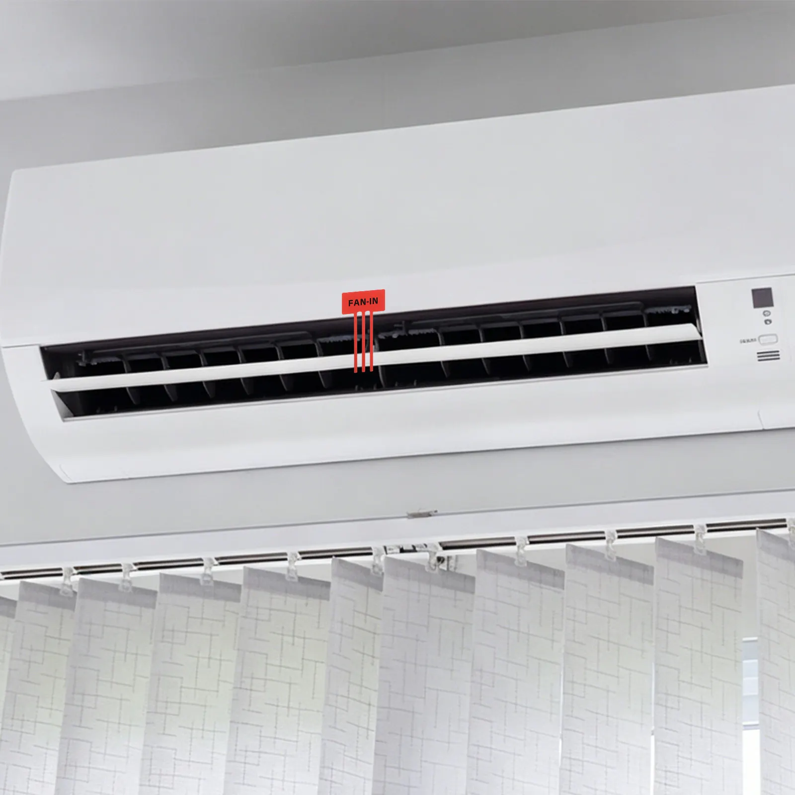 10 Sheets Airflow Indicating Stickers for Air Conditioner Adhesive Label Decals Efficient Identification Air Conditioner Outlet