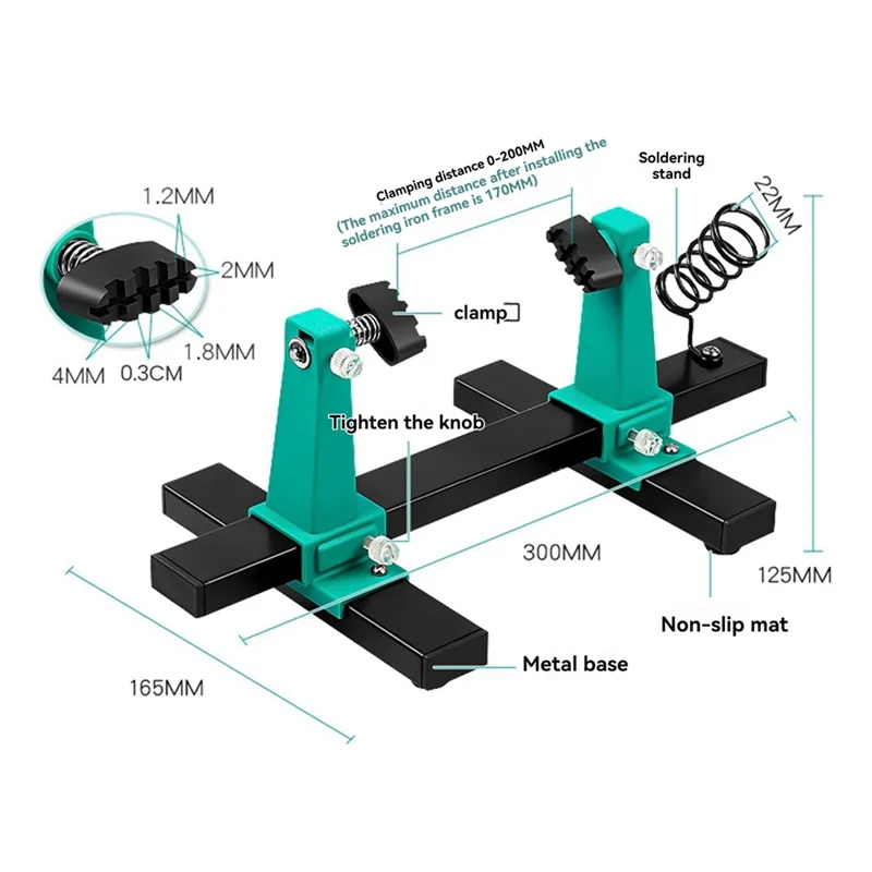 A60F-Welding Table Support With Iron Frame Clamping Range Of Maintenance Tools For Mobile Phone Mainboard Is 0-200Mm
A60F-Welding Table Support With Iron Frame Clamping Range Of Maintenance Tools For Mobile Phone Mainboard Is 0-200Mm