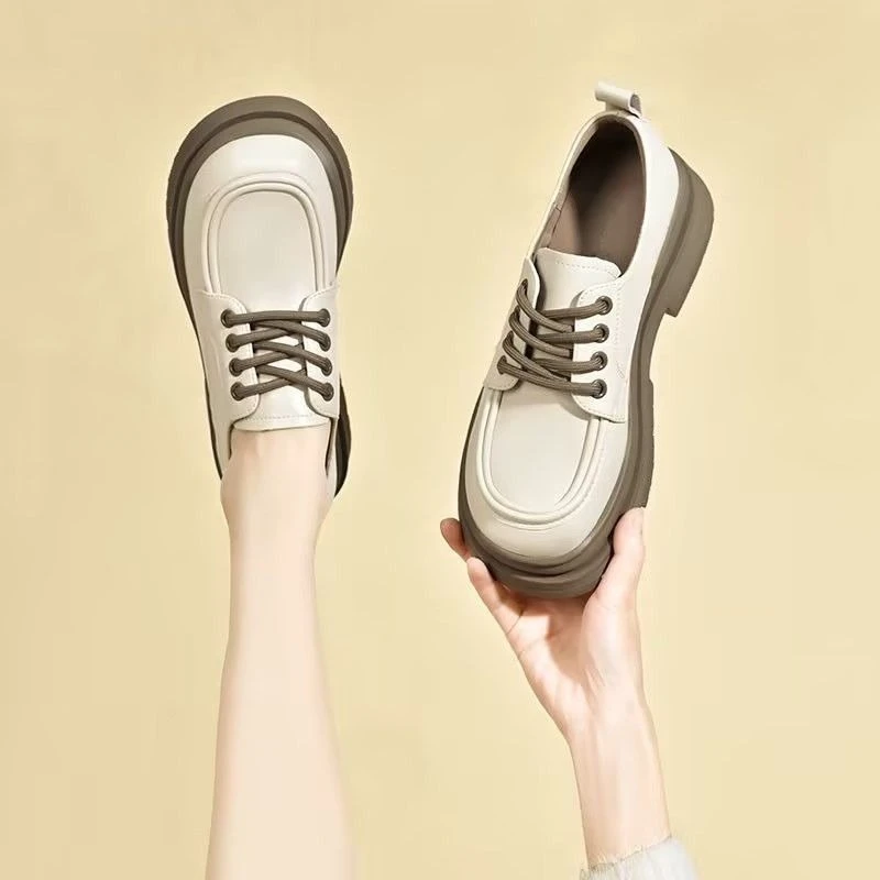 New Fashion Women's British Loafer Shoes Thick Sole Platform Leather Casual Spring Summer 2026 Height Increasing
New Fashion Women's British Loafer Shoes Thick Sole Platform Leather Casual Spring Summer 2026 Height Increasing