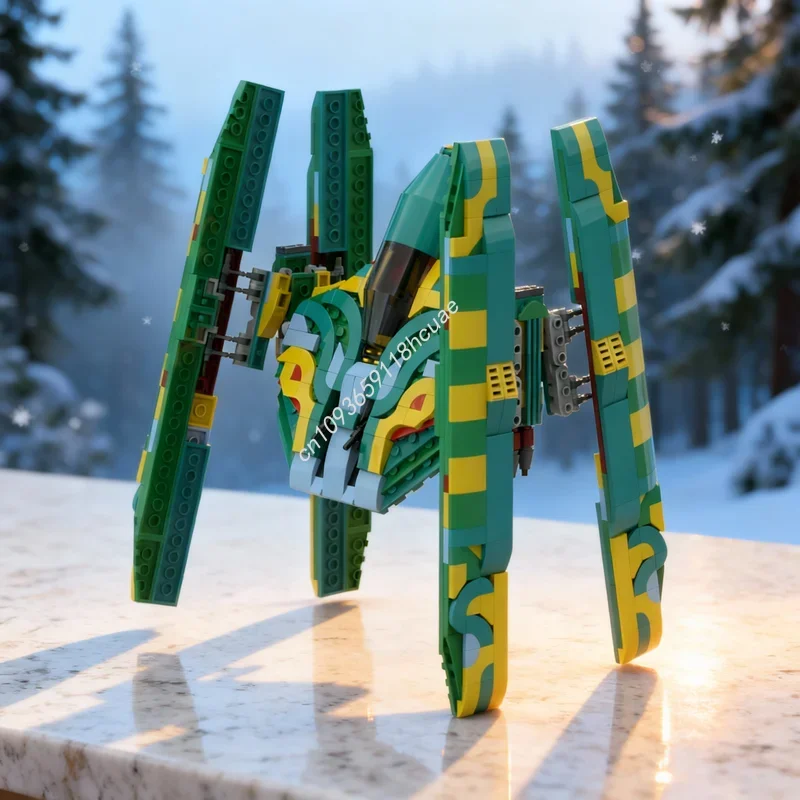 669pcs MOC Star Battle Coatl Customized Teratorn Model Building Blocks Architecture Toys festival Gifts Idea Brick
669pcs MOC Star Battle Coatl Customized Teratorn Model Building Blocks Architecture Toys festival Gifts Idea Brick