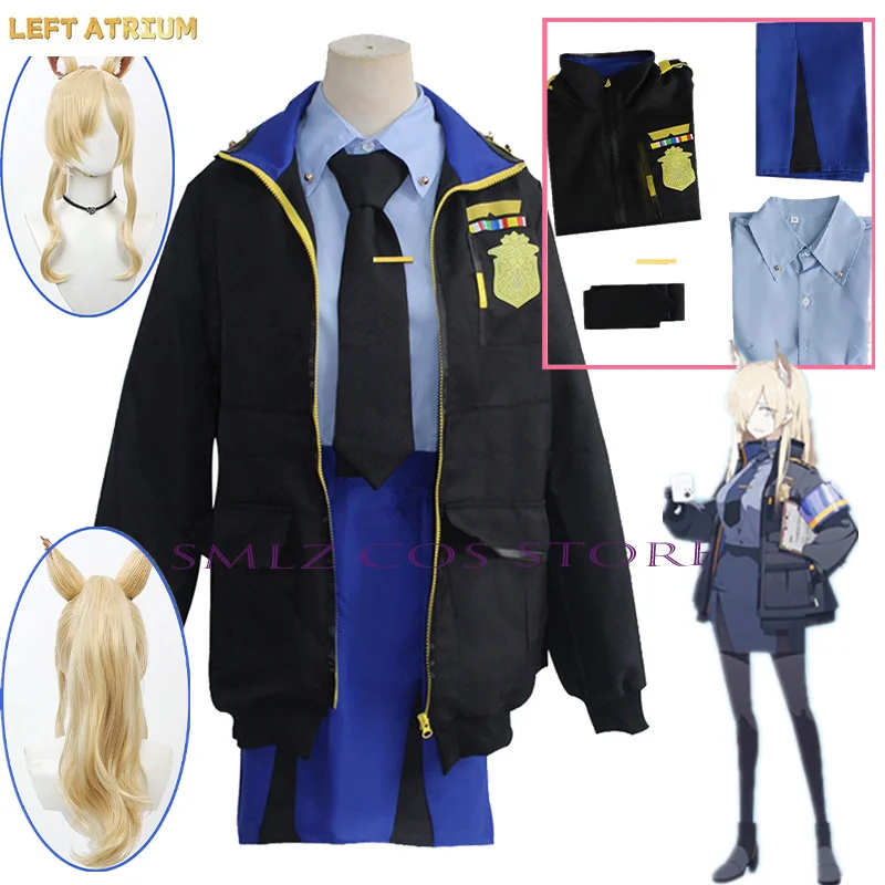 Game Ogata Kanna Cosplay Anime Blue Archive Costume Suit Blue Uniform Coat SKIRTS Halloween Party Role Play Outfit Wig for Woman
Game Ogata Kanna Cosplay Anime Blue Archive Costume Suit Blue Uniform Coat SKIRTS Halloween Party Role Play Outfit Wig for Woman