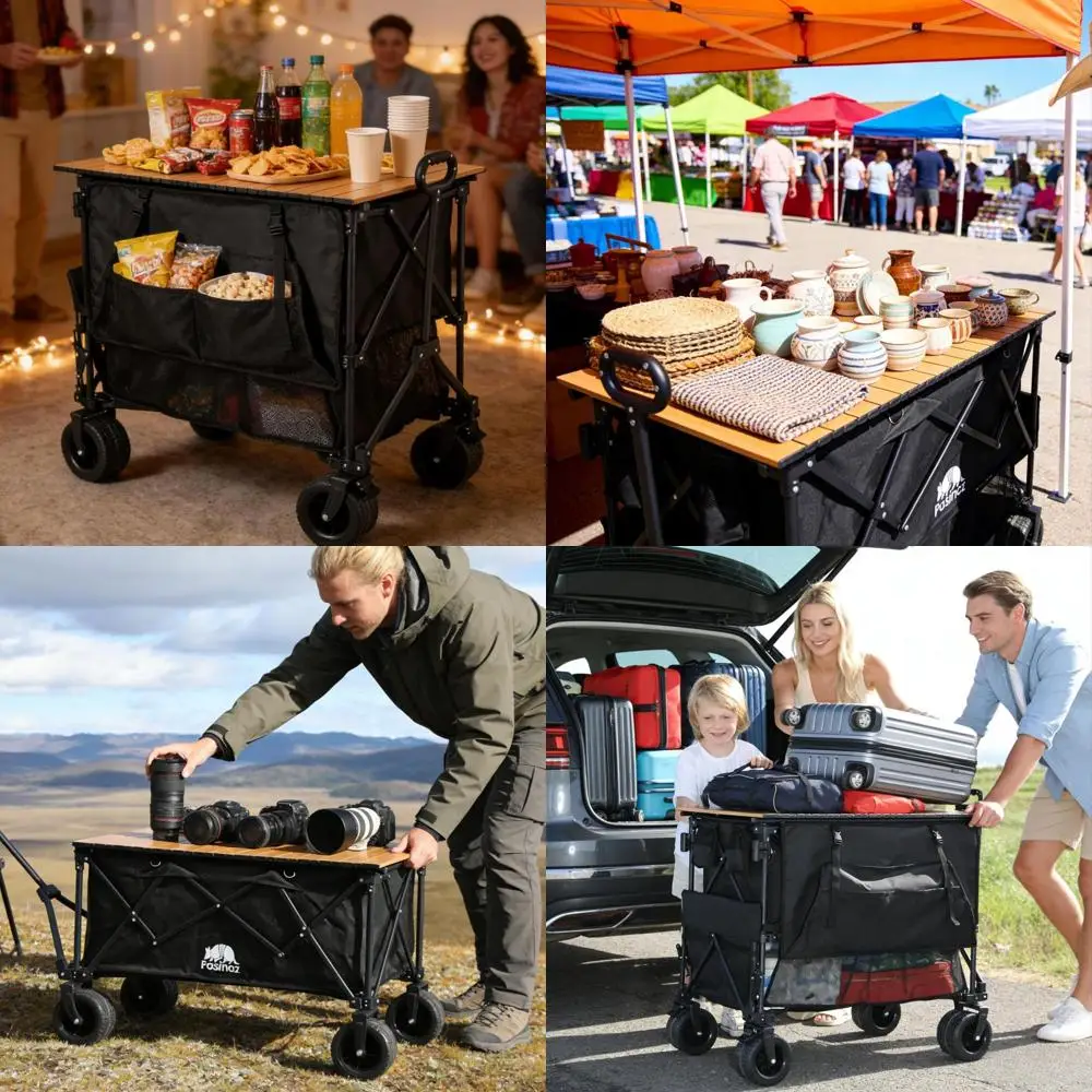 Portable Camping Table Accessory for 200LB Capacity, Suitable for 40-50 Utility Carts, Ideal for Outdoor Picnics and Tailgating
Portable Camping Table Accessory for 200LB Capacity, Suitable for 40-50 Utility Carts, Ideal for Outdoor Picnics and Tailgating