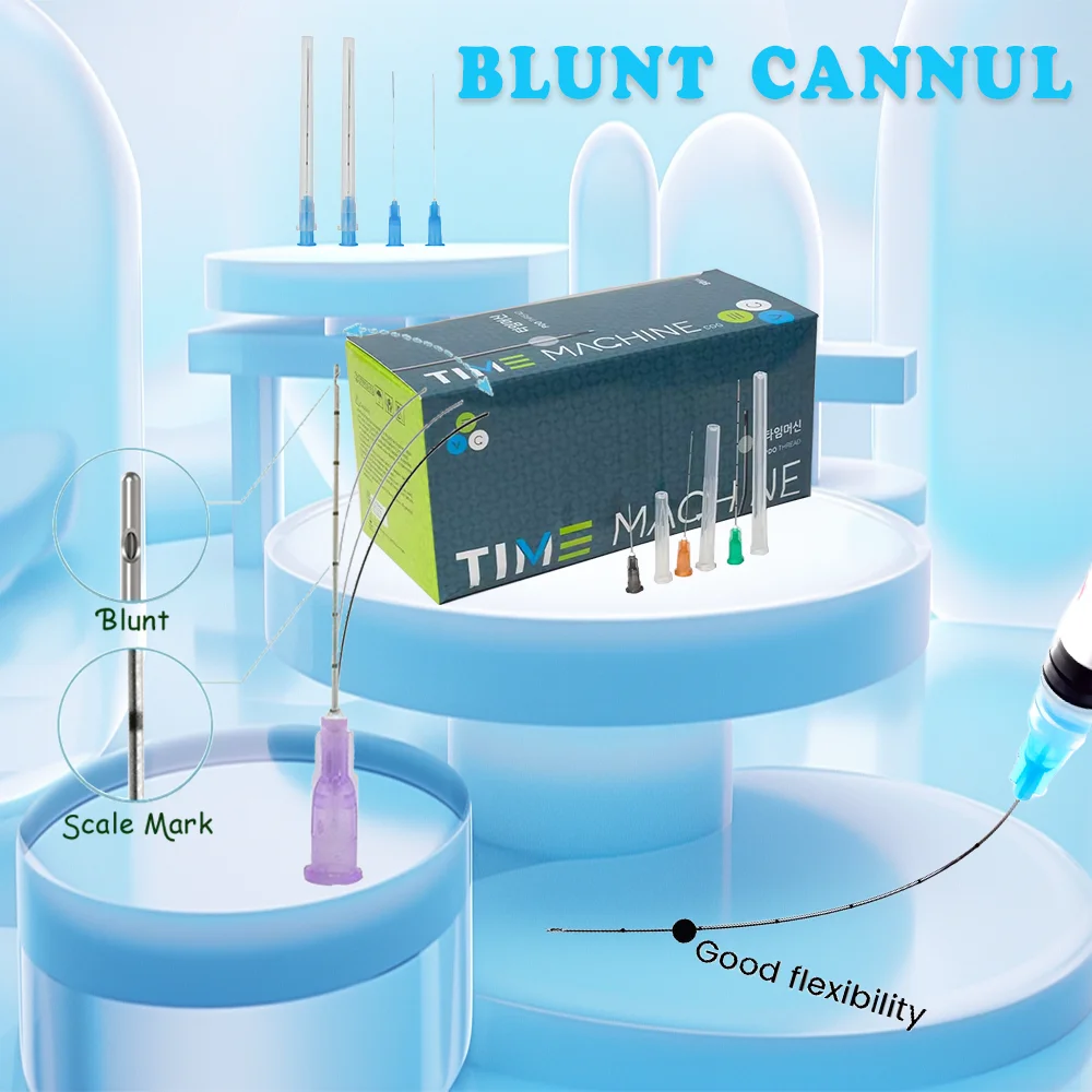 50pack/box Sterile microcannula 22G 25g 50mm 70mm Blunt Tip Cannula Needle for Injectable Hyaluronic Acid Fillers Tool Parts
50pack/box Sterile microcannula 22G 25g 50mm 70mm Blunt Tip Cannula Needle for Injectable Hyaluronic Acid Fillers Tool Parts