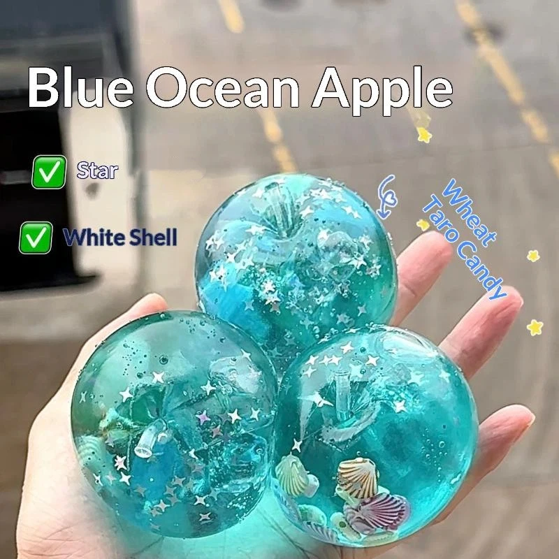 1Pcs Stress Relief Ball Blue Ocean Apples Fidget Toys For Adults Kids Anxiety Slow Rise Sensory Toys For Autism ADHD Relax Gift
1Pcs Stress Relief Ball Blue Ocean Apples Fidget Toys For Adults Kids Anxiety Slow Rise Sensory Toys For Autism ADHD Relax Gift