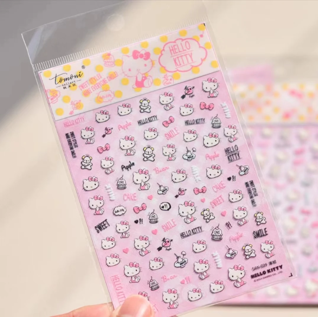 1 sheet hello kitty Sanrio Nail sticker Cute cartoon Japanese nail sticker SAN Series 029
1 sheet hello kitty Sanrio Nail sticker Cute cartoon Japanese nail sticker SAN Series 029