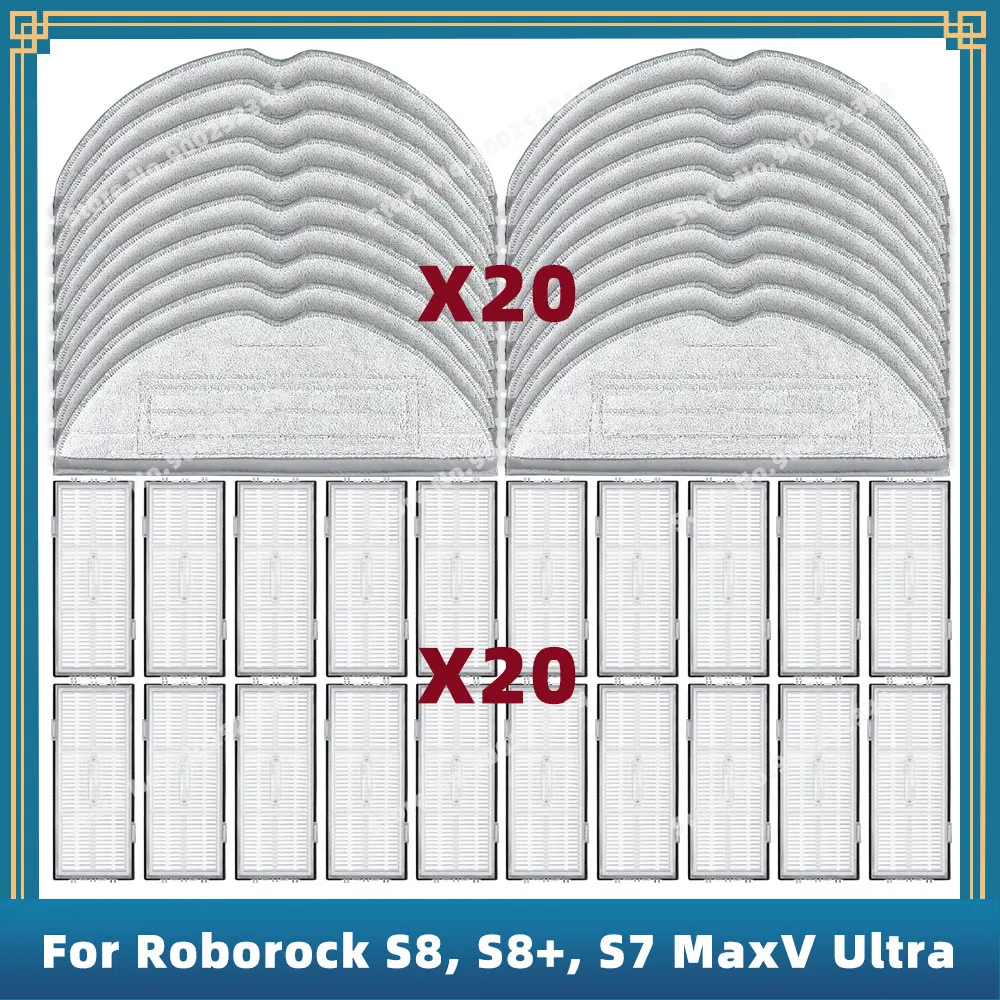 Compatible For Roborock S8, S8 Plus, S7 MaxV Ultra, S7 Pro Ultra, S7 Max Ultra Replacement Parts Accessories Mop Pad Hepa Filter
Compatible For Roborock S8, S8 Plus, S7 MaxV Ultra, S7 Pro Ultra, S7 Max Ultra Replacement Parts Accessories Mop Pad Hepa Filter
