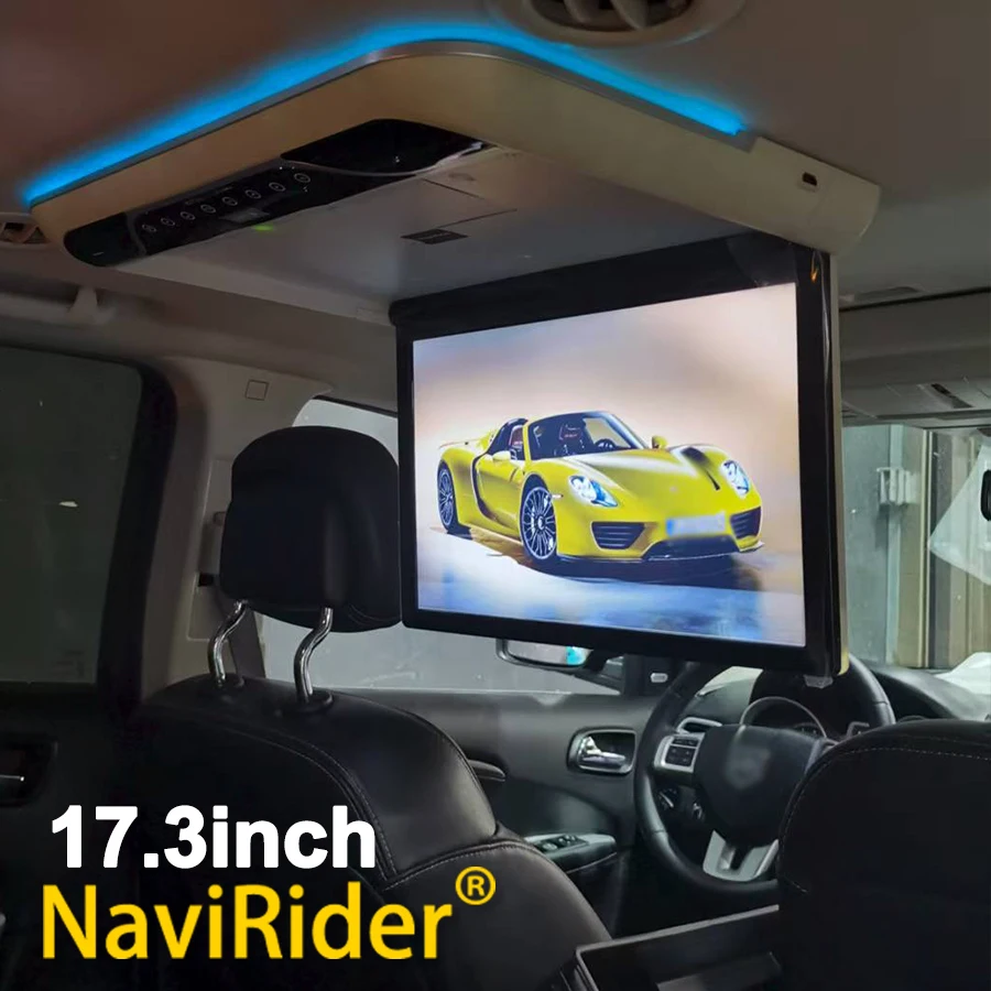 17.3inch Universal Car Roof Ceiling Monitor Multimedia Video Player For SUV Truck Van Entertainment System HDMI MP5 Android
17.3inch Universal Car Roof Ceiling Monitor Multimedia Video Player For SUV Truck Van Entertainment System HDMI MP5 Android