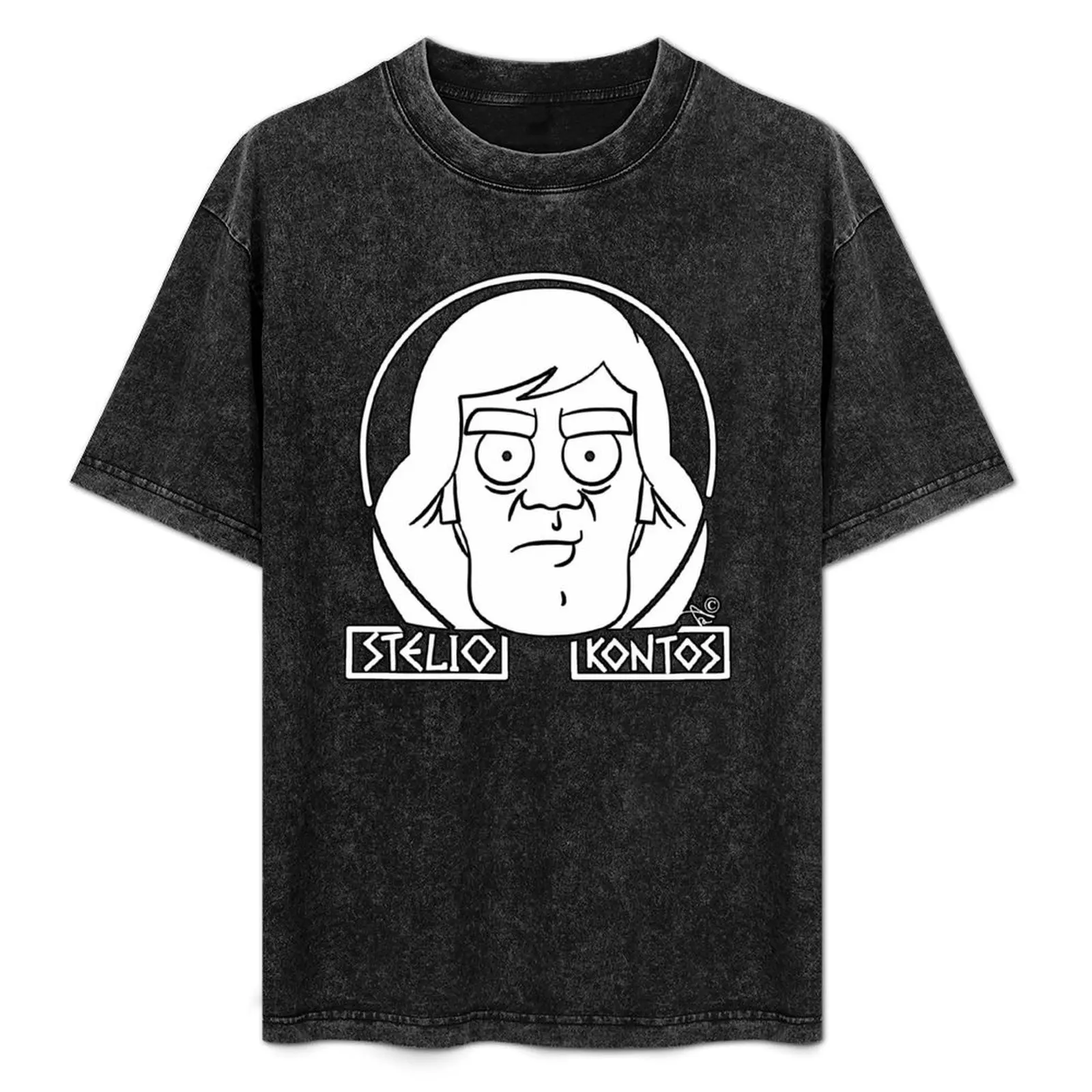 Stelio Kontos T-Shirt Large Size Loose Casual Tee
Stelio Kontos T-Shirt Large Size Loose Casual Tee