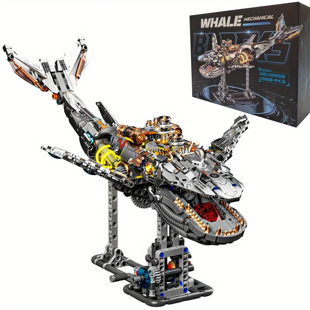 Technical Mechanical Whale Sea Life Animal World Assembly Building Blocks Bricks Set With Light Model Children Toys For Kid Gift
Technical Mechanical Whale Sea Life Animal World Assembly Building Blocks Bricks Set With Light Model Children Toys For Kid Gift