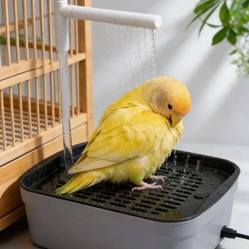 QX2E Parrots Bathing Tub, Auto Pumping Bird Fountain, Adjustable for Bird Pet
QX2E Parrots Bathing Tub, Auto Pumping Bird Fountain, Adjustable for Bird Pet
