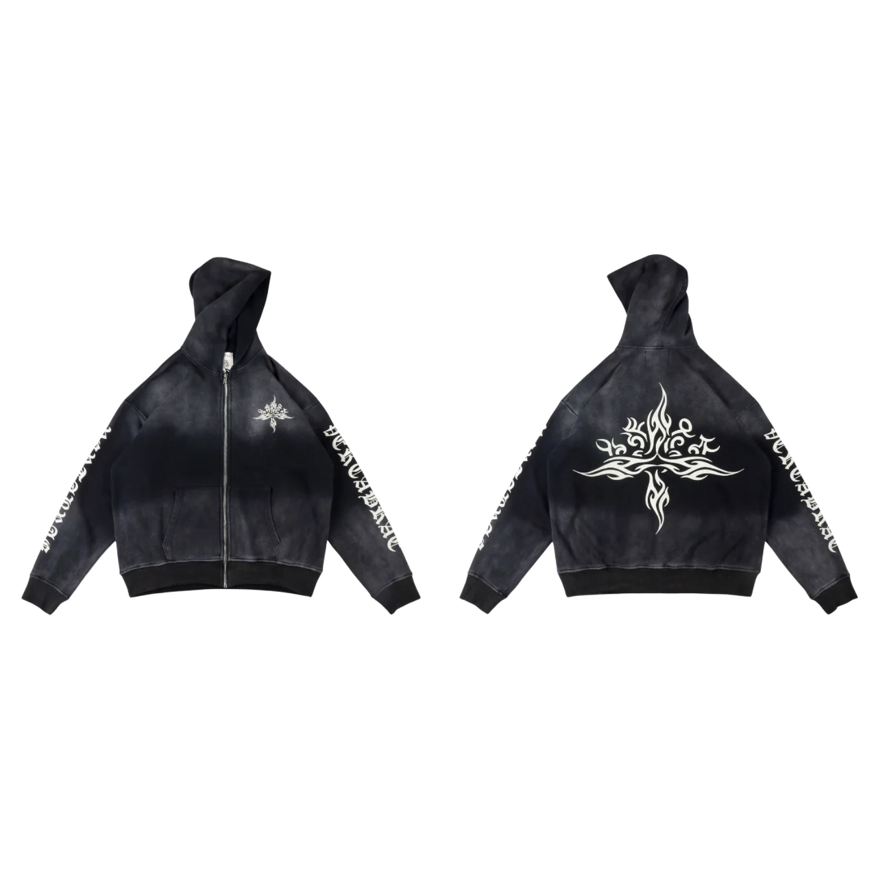 Толстовка на молнии с татуировкой Vertabrae Свободная потертая толстовка с капюшоном на молнии с принтом воды
Толстовка на молнии с татуировкой Vertabrae Свободная потертая толстовка с капюшоном на молнии с принтом воды