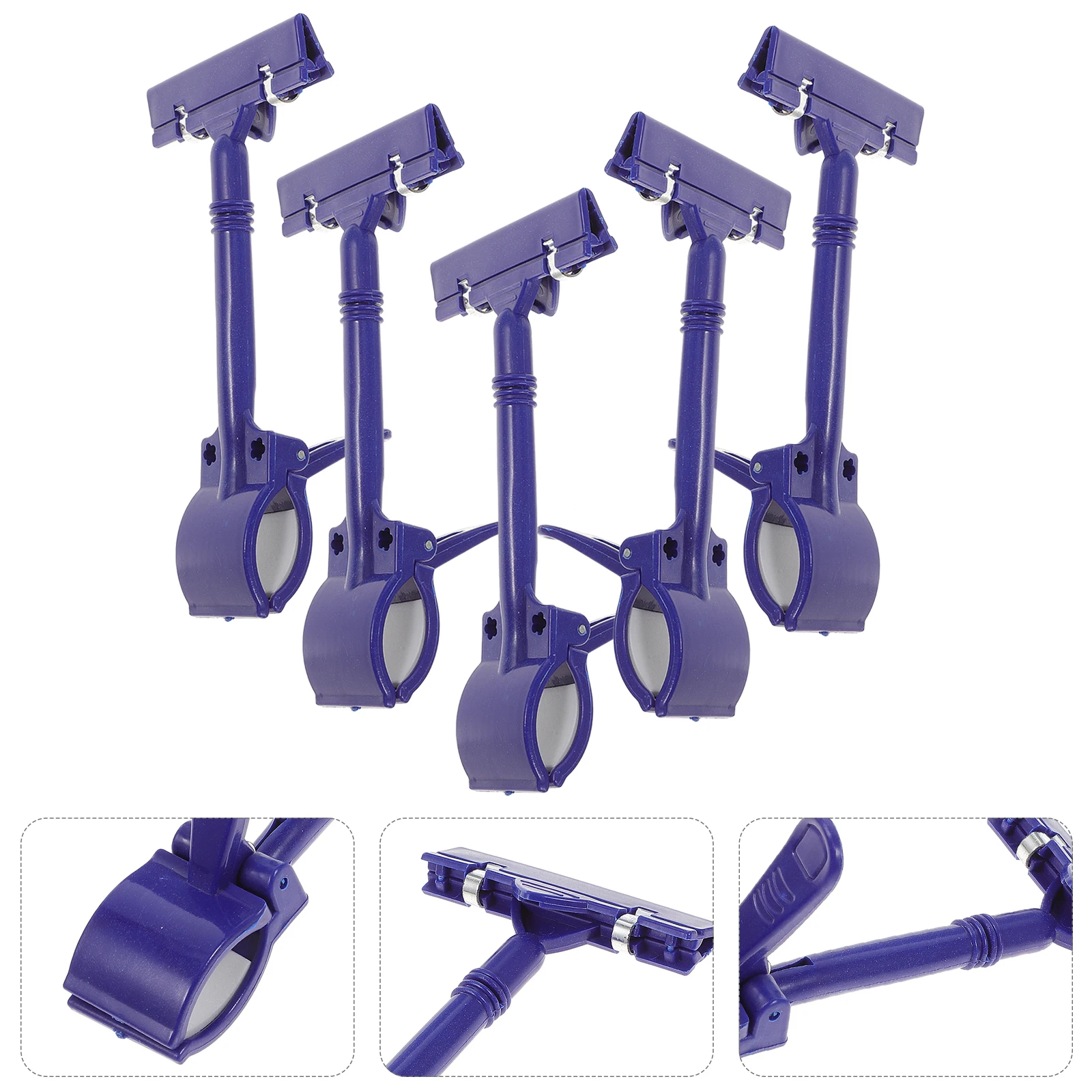 5pcs Plastic Sign Clips Merchandise Display Clips Double Clip Design Sturdy Price Tag Holders For Shelf Rack Card Display
5pcs Plastic Sign Clips Merchandise Display Clips Double Clip Design Sturdy Price Tag Holders For Shelf Rack Card Display