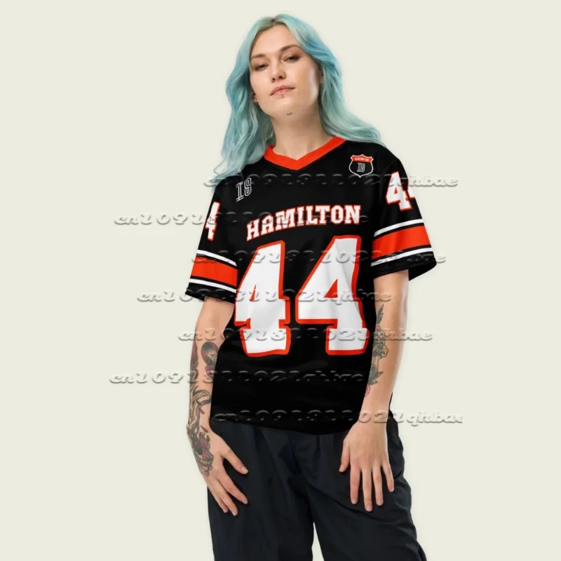 European and American Racing and Motorcycle Enthusiasts V-neck T-shirt Lewis Football Jersey 3D Printed Casual Sports Shirt Y2K
European and American Racing and Motorcycle Enthusiasts V-neck T-shirt Lewis Football Jersey 3D Printed Casual Sports Shirt Y2K