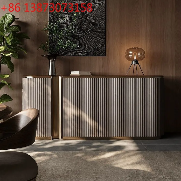 Italian simple North American black walnut side cabinet designer new dining room storage living room wall side cabinet
Italian simple North American black walnut side cabinet designer new dining room storage living room wall side cabinet