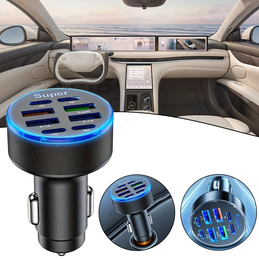 Digital Display Charger 8 Ports Charger 12-24V Input Voltage Intelligent Chip Safety LED Voltage Display For Cars
Digital Display Charger 8 Ports Charger 12-24V Input Voltage Intelligent Chip Safety LED Voltage Display For Cars