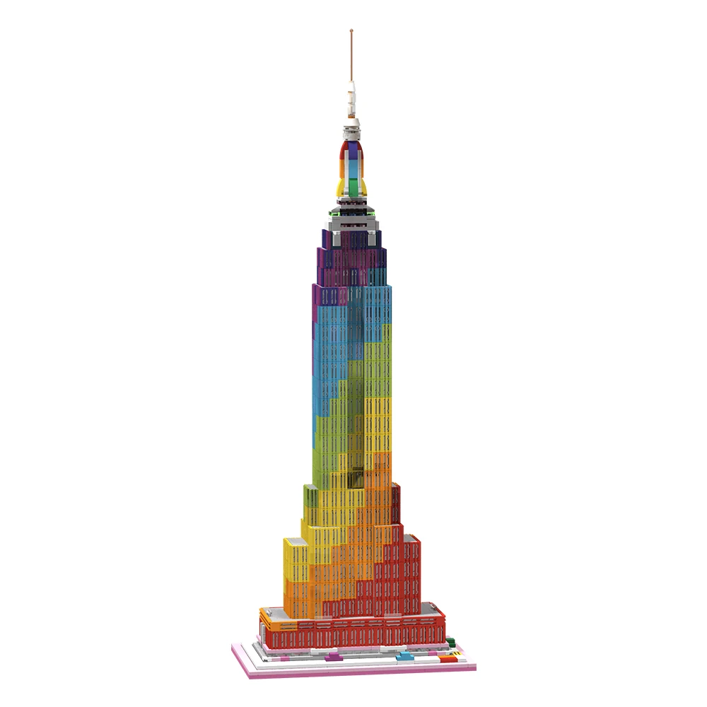 Gobricks MOC Classic Colorful Empire State Architecture Building Blocks High rise Houses Bricks Creativity Toys For ChildrenGift
Gobricks MOC Classic Colorful Empire State Architecture Building Blocks High rise Houses Bricks Creativity Toys For ChildrenGift