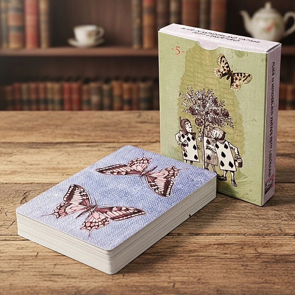 Винтажная колода карт Petit Lenormand «Алиса в стране чудес», 36 карт — 9*6 см, викторианский колаж, гадательные карты с двойным тиснением
Винтажная колода карт Petit Lenormand «Алиса в стране чудес», 36 карт — 9*6 см, викторианский колаж, гадательные карты с двойным тиснением