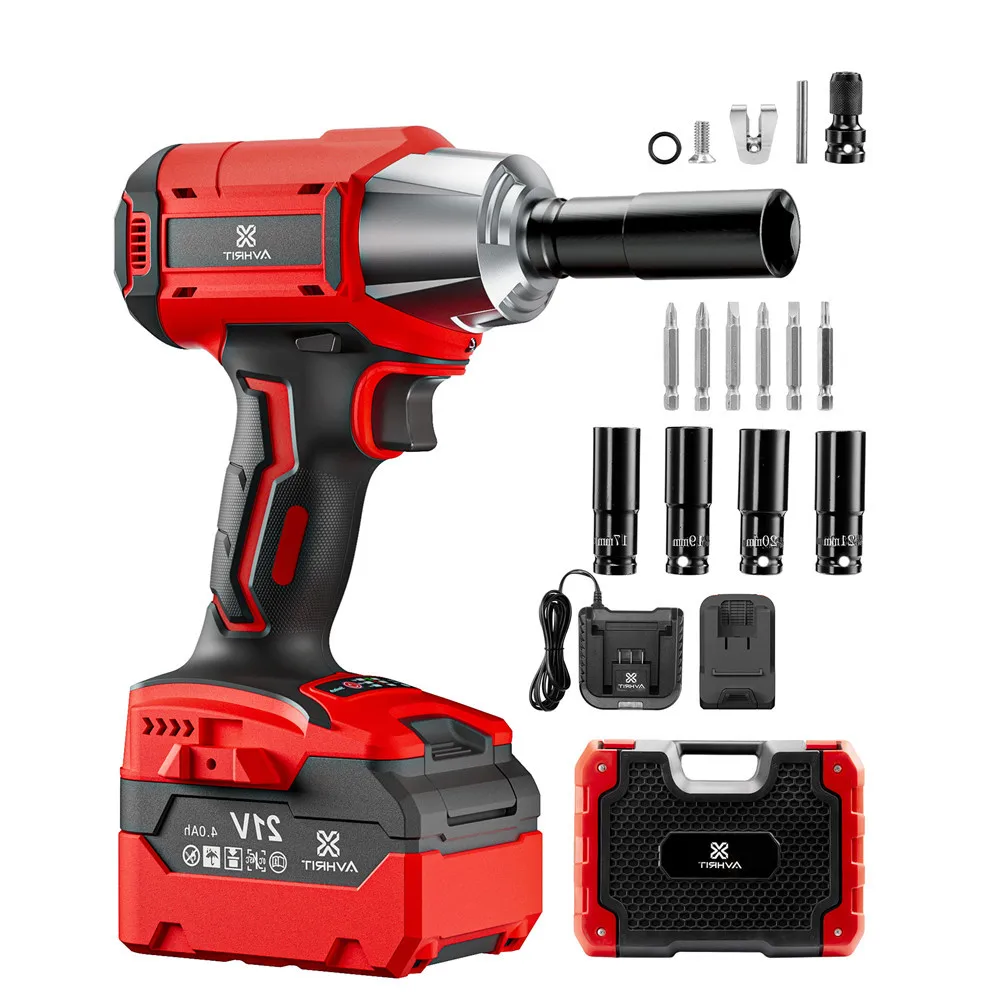 Brushless 1/2" 4.0Ah Heavy Duty Electric Impact Wrench 650N.M Ratchet Nut Gun Cordless For Cay Tyre Wheel Removal Electric Tools
Brushless 1/2" 4.0Ah Heavy Duty Electric Impact Wrench 650N.M Ratchet Nut Gun Cordless For Cay Tyre Wheel Removal Electric Tools