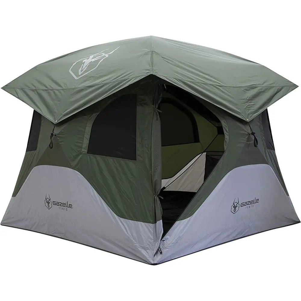 T4 Hub Tent, Easy 90 Second Set, Waterproof, UV Resistant, Removable Floor, Ample Storage Options, 4Person, Alpine Green, 94
T4 Hub Tent, Easy 90 Second Set, Waterproof, UV Resistant, Removable Floor, Ample Storage Options, 4Person, Alpine Green, 94