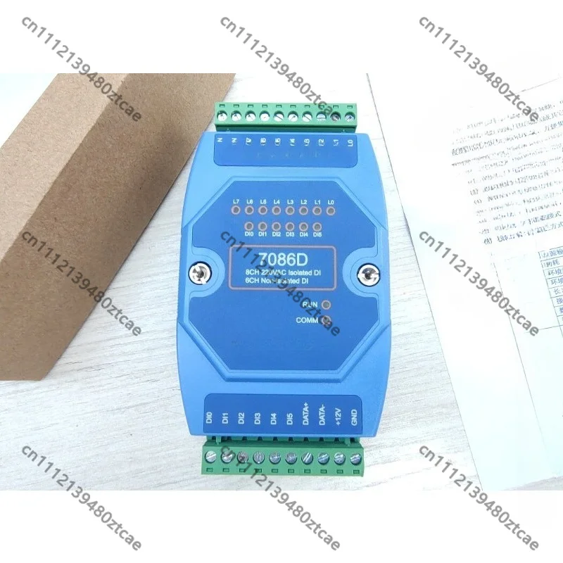 Intelligent IO Acquisition Module PE-W7086 PE-W7086D 8 Channel AC 6 Dry Contact RS485 Communication Module
Intelligent IO Acquisition Module PE-W7086 PE-W7086D 8 Channel AC 6 Dry Contact RS485 Communication Module