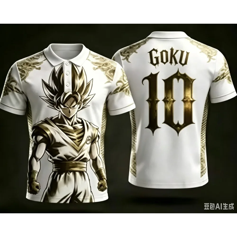2026 Summer Dragon Ball Official 3D Print Goku 10 Stylish Casual Tees Men's Women Polo Shirt Fashion Breathable Streetwear
2026 Summer Dragon Ball Official 3D Print Goku 10 Stylish Casual Tees Men's Women Polo Shirt Fashion Breathable Streetwear